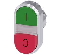 Bouton-poussoir à double touche Siemens 3SU1050-3BB42-0AK0 1 pc(s)