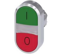 Bouton-poussoir à double touche Siemens 3SU1051-3AB42-0AK0 multicolore 1 pc(s)