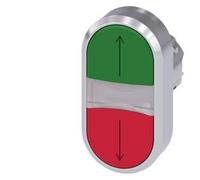 Bouton-poussoir à double touche Siemens 3SU1051-3AB42-0AN0 1 pc(s)