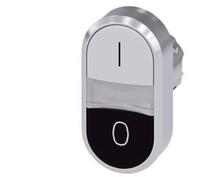 Bouton-poussoir à double touche Siemens 3SU1051-3AB61-0AK0 1 pc(s)