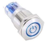 Bouton poussoir à pression TRU COMPONENTS LAS2GQF-11ET/B/12V/S/P 1303022 48 V/DC 2 A 1 x On/(On) IP65 à rappel 1 pc(s)