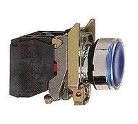 Bouton-poussoir à rappel actionneur plat bleu Schneider Electric Harmony XB4BW36B5 1 pc(s)