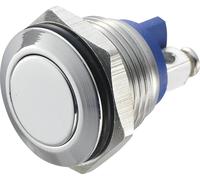 Bouton-poussoir antivandalisme TRU COMPONENTS GQ 16F-S 701280 48 V/DC 2 A 1 x Off/(On) IP65 à rappel 1 pc(s)
