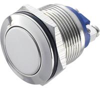Bouton-poussoir antivandalisme TRU COMPONENTS GQ 19F-N 48 V/DC 2 A 1 x Off/(On) à rappel IP65 1 pc(s)