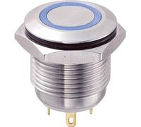 Bouton-poussoir antivandalisme TRU COMPONENTS GQ16F-10E/J/B/12V 701855 48 V/DC 2 A 1 x Off/(On) IP65 à rappel 1 pc(s)