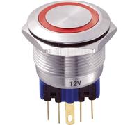 Bouton-poussoir antivandalisme TRU COMPONENTS GQ22-11E/R/12V 701776 250 V/AC 5 A 1 x On/(On) IP65 à rappel 1 pc(s)