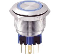 Bouton-poussoir antivandalisme TRU COMPONENTS GQ25-11E/B/12V 701790 250 V/AC 5 A 1 x On/(On) IP65 à rappel 1 pc(s)