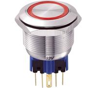 Bouton-poussoir antivandalisme TRU COMPONENTS GQ25-11E/R/12V 701803 250 V/AC 5 A 1 x On/(On) IP65 à rappel 1 pc(s)