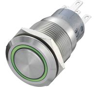 Bouton-poussoir antivandalisme TRU COMPONENTS LAS1-AGQ-11E/R-G 702462 250 V/AC 5 A 1 x Off/(On) IP67 à rappel 1 pc(s)