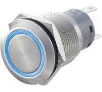 Bouton-poussoir antivandalisme TRU COMPONENTS LAS1-AGQ-22E, BL 701313 250 V/AC 5 A 2 x On/(On) IP67 à rappel 1 pc(s)