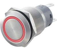 Bouton-poussoir antivandalisme TRU COMPONENTS LAS1-AGQ-22E, RD 701311 250 V/AC 5 A 2 x On/(On) IP67 à rappel 1 pc(s)