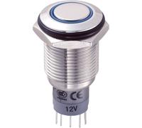 Bouton-poussoir antivandalisme TRU COMPONENTS LAS2GQF-11E/B/12V/S/P 701895 250 V/AC 3 A 1 x On/(On) à rappel 1 pc(s)