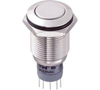 Bouton-poussoir antivandalisme TRU COMPONENTS LAS2GQF-22/N/P 701931 250 V/AC 3 A 2 x On/(On) à rappel 1 pc(s)