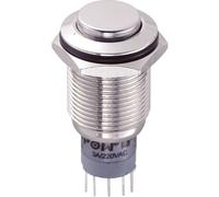 Bouton-poussoir antivandalisme TRU COMPONENTS LAS2GQH-22/N/P 701932 250 V/AC 3