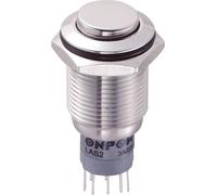 Bouton-poussoir antivandalisme TRU COMPONENTS LAS2GQH-22/S/P 701920 250 V/AC 3 A 2 x On/(On) à rappel 1 pc(s)