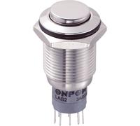 Bouton-poussoir antivandalisme TRU COMPONENTS LAS2GQH-22/S/P 701920 250 V/AC 3 A 2 x On/(On) à rappel 1 pc(s)