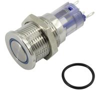 Bouton-poussoir antivandalisme TRU COMPONENTS LAS2GQPF-11E/B/12V/S/P 1303028 48 V/DC 2 A 1 x Off/(On) IP65 à rappel 1 pc(s)