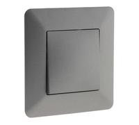 Bouton poussoir Artezo - titanium - Zenitech