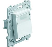 Bouton Poussoir Avec Porte-Etiquette 1O+1F Hager Essensya