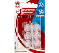 Bouton poussoir avec rondelle - passe-fil - 13 mm - Métal