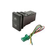 Bouton Poussoir Barre lumineuse automatique double, radar antibrouillard avant arrière, interrupteur de verrouillage du différentiel compatible avec Suzuki Jimny(Rear Front Fog)