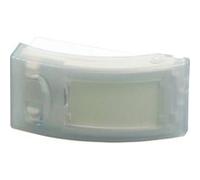 Bouton poussoir blanc fumé avec porte étiquette lumineux scs sen4130924 Blanc