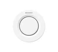 Bouton-poussoir blanc pour rinçage 1 touche - bouton poussoir GEBERIT