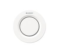 Bouton-poussoir blanc pour rinçage 1 touche - bouton poussoir GEBERIT