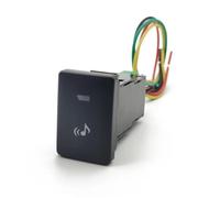 Bouton Poussoir Bouton de commutation pour capteur de stationnement, marche/arrêt, musique, radar, Convient pour Toyota Camry, Prius, Corolla, Avensis T27 2010(Music)