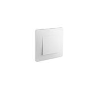 Bouton poussoir Caly Debflex 10A blanc pur mat - 749562