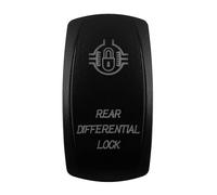 Bouton Poussoir Capuchon gravé au laser pour interrupteur à bascule de tableau de bord de voiture, bateau, yacht, bus, camping-car, accessoires automobiles Verrouillage Autobloquant(Reverse Camera)