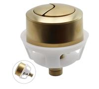 Bouton Poussoir Chasse D'Eau 38mm Toilet Flush Button Dual Flush Toilet Water Tank Button Round Valve Push Button For Cable Operated Concealed Cistern WC