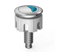 Bouton Poussoir Chasse D'Eau Toilet Push Button Dual Flush Toilet Tank Button Toilet Push Water Saving Toilet Water Tank Round Valve Rods Push Button