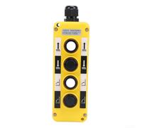 Bouton poussoir COB-T1 IP68 étanche pour levage boîtier de commande ABS robuste pour environnement industriel d'arrêt d'urgence boîte ergonomique pour commande de grue Push Button Station COB-T2 141