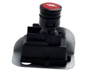 Bouton poussoir d'allumage de rechange pour Weber Q1200 Kit gaz Q2200 - Grilles électrodes en céramique 2 prises et faisceau d'allumage (remplace pièce 64868 compatible avec modèles 51010001-51210001)