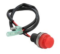 Bouton-Poussoir d'arrêt de démarrage Hors-Bord, Rouge Rond résistant à l'usure, étanche, 45 cm, Coupe-Circuit d'urgence pour Moteur Universel pour Yachts pour Bateaux
