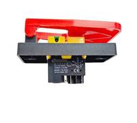 Bouton poussoir d'arrêt d'urgence avec couvercle, 16A, mise hors tension/sous-tension, 1 pièce(5 Pins)