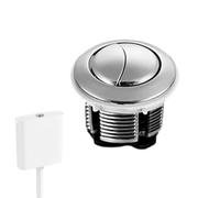 Bouton poussoir de chasse d'eau - Bouton poussoir de rechange pour chasse d'eau de toilette, chasse d'eau supérieure durable, tête ronde de rechange | Outil de réparation idéal pour les toilettes à