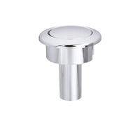 Bouton poussoir de chasse d'eau de 38 mm, bouton poussoir simple pression, boutons poussoirs de chasse d'eau, valve de vidange à tête ronde pour salle de bain, toilettes, pièces de réparation de