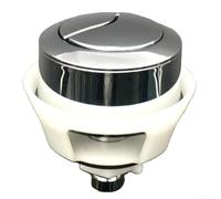 Bouton poussoir de chasse d'eau de rechange pour réservoir de chasse d'eau dissimulé à câble Argenté