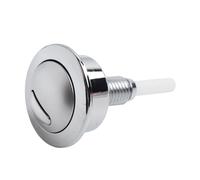 Bouton poussoir de chasse d'eau double débit pour WC Siamp Optima 49 Twyford Vitra pour trous de chasse d'eau standard de 39 à 42 mm, matériau ABS