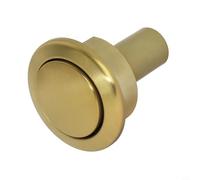 Bouton poussoir de chasse d'eau pour Siamp pour Storm 33 A, finition chromée de rechange pour trous de chasse d'eau standard allant de 38 mm à 44 mm de diamètre (doré 48 mm)
