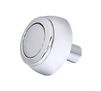Bouton poussoir de chasse d'eau pour Siamp pour Storm 33 A, finition chromée de rechange pour trous de chasse d'eau standard allant de 38 mm à 44 mm de diamètre (argenté, 58 mm)