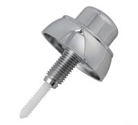 Bouton poussoir de chasse d'eau unique compatible avec Siamp pour systèmes de toilettes Optima 49 pour applications de montage standard et surélevé (B)