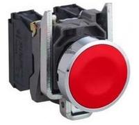 Schneider Electric XB4BA42 Harmony XB4BA42 Bouton-poussoir actionneur plat 1 bouton rouge décrochage par pression 1 pc(s)