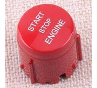 Bouton poussoir de démarrage/arrêt du moteur, couvercle du panneau d'allumage, pièces automobiles rouges, adapté aux accessoires Land