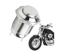 Bouton Poussoir de Puissance,12mm Rond Auto-Réinitialisable Multifonction,Bouton en Métal Étanche Marche Arrêt Momentané - pour Électronique Domestique Atelier Machine Extérieure Automobile