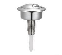 Bouton poussoir de rechange pour chasse d'eau de toilette, bouton chasse d'eau wc, double chasse d'eau, tête ronde, 48mm Diameter For standard cistern holes 39-42mm, Pour Twyford Optima49