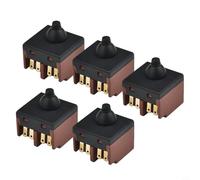 Bouton poussoir de rechange pour meuleuse d'angle, compatible avec les pièces de polisseuse de 100 mm, kit d'accessoires en plastique et en métal