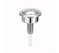 Bouton poussoir de rechange pour réservoir de toilettes Optima 49 (argenté)